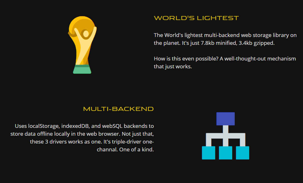 fridge features: world's lightest, multi-backend